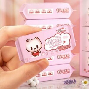 باكيت مناديل مبلله ميني 8 مناديل