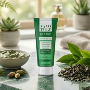 غسول نانو تريات يساعد في علاج حب الشباب و الرؤوس السوداء و البيضاء وإزالة آثار الحبوب مع توحيد لون البشرة 200 مل مناسب للبشره الدهنيه و المختلطه والمعرضه للحبوب