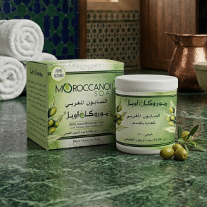 صابون مغربي موركان اويل المستورد الاصلي لتنظيف البشرة و تقشير الخلايا الميتة وتفتيح لون الجسم والمساعدة في علاج جلد الوزة تنعيم البشرة الخشنة وتوحيد لونها مما يمنحها ملمسًا ناعمًا وشبابيًا كبشرة الأطفال 250 مل