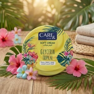 مرطب كير اند مور تروبيكل الاصلي للأيد والجسم يعالج بشكل أساسي الجفاف الشديد وخشونة الجلد ويمنح البشرة نعومة فائقة ورائحة عطرية تدوم مناسب للاستخدام اليومي 75 مل⁩⁩⁩