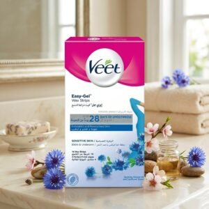 شرائح شمعية فيت ايزي جل الاصليه لإزالة الشعر من جذوره مما يمنح نعومه تدوم 28 يوم مخصص لمنطقة البكيني والابطين للبشره الحساسه 16ق