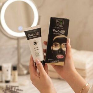 ماسك وقناع الفحم للوجه بوبانا للتقشير بالنزع  120 جرام لحل مشكلة الرؤوس السوداء والبيضاء والشوائب والترسبات داخل المسام والخلايا الميتة المتراكمة والإفرازات الدهنية الزائدة
